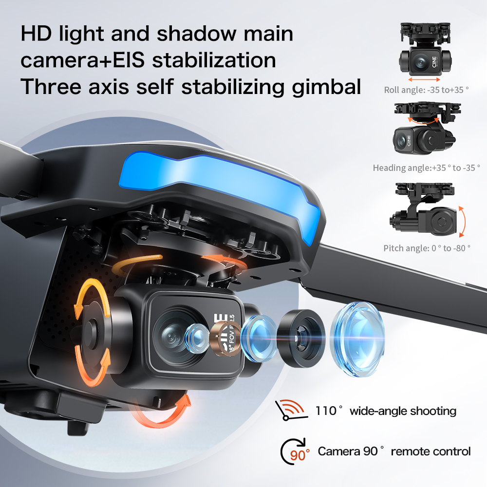 S-X1 MAX GPS Drone with 3-Axis - Drone Gimbal 3 Axis ulasan dan harga