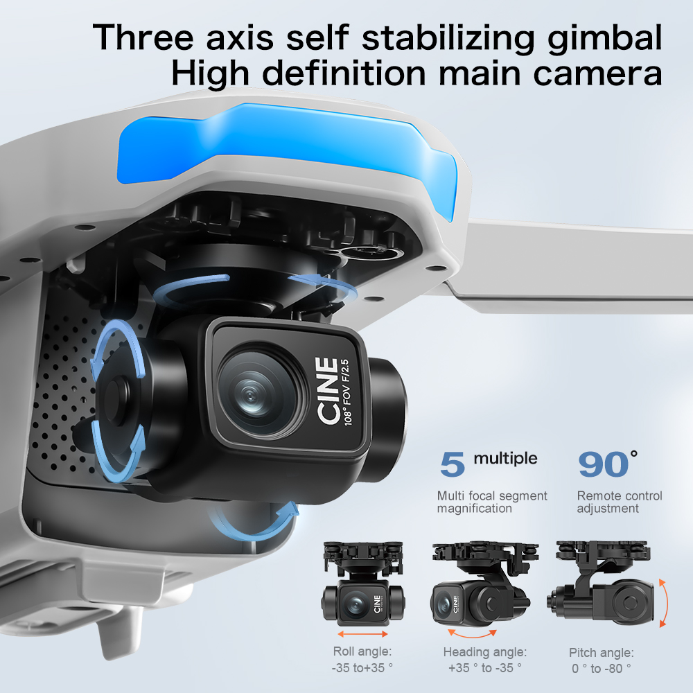 S-X1 MAX GPS Drone with 3-Axis - Drone Gimbal 3 Axis ulasan dan harga