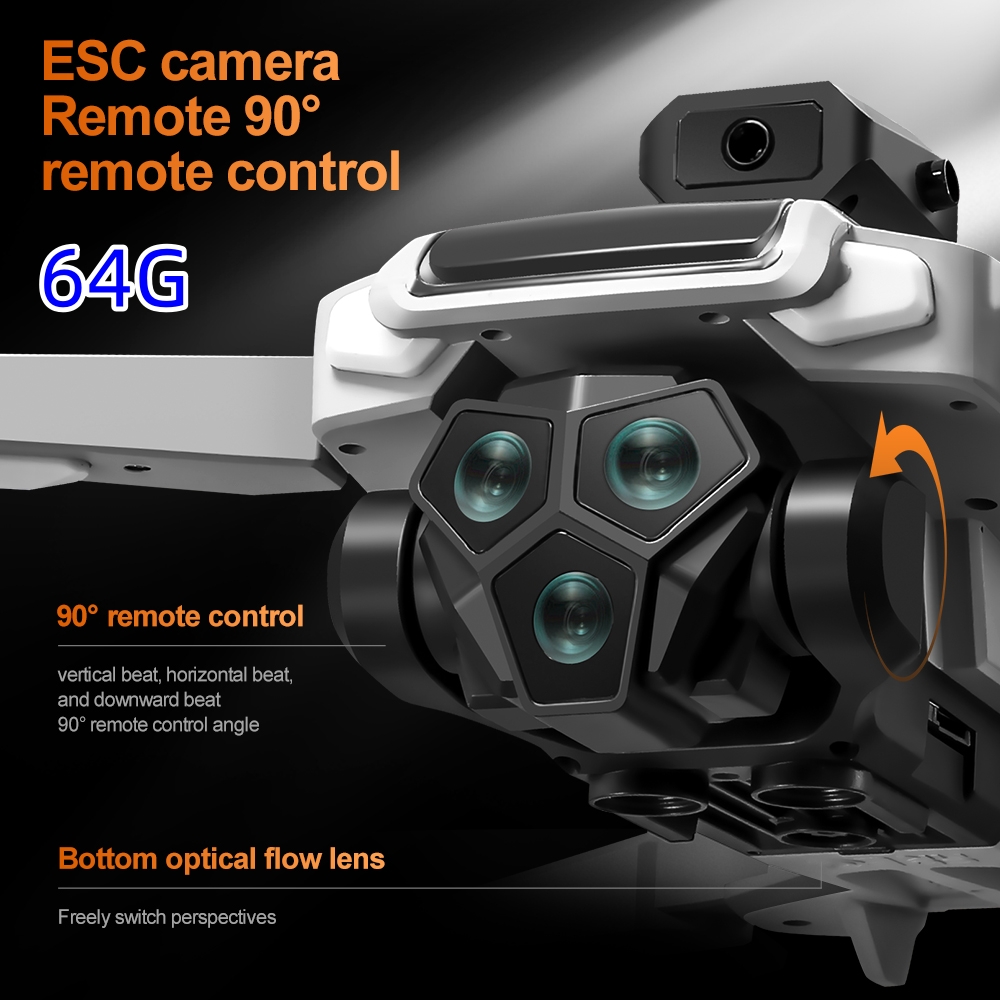 New G66 GPS Drone with 4K Dual - Drone Gimbal 2 Axis ulasan dan harga