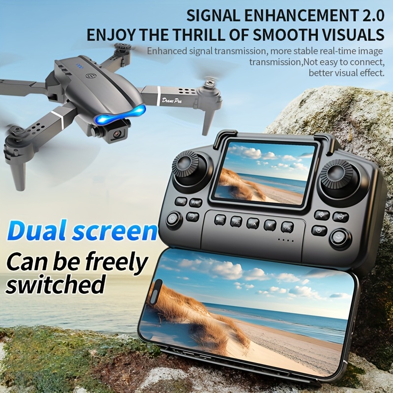 2026 New E99 PRO MAX Foldable  - Drone Gimbal Brushless ulasan dan harga